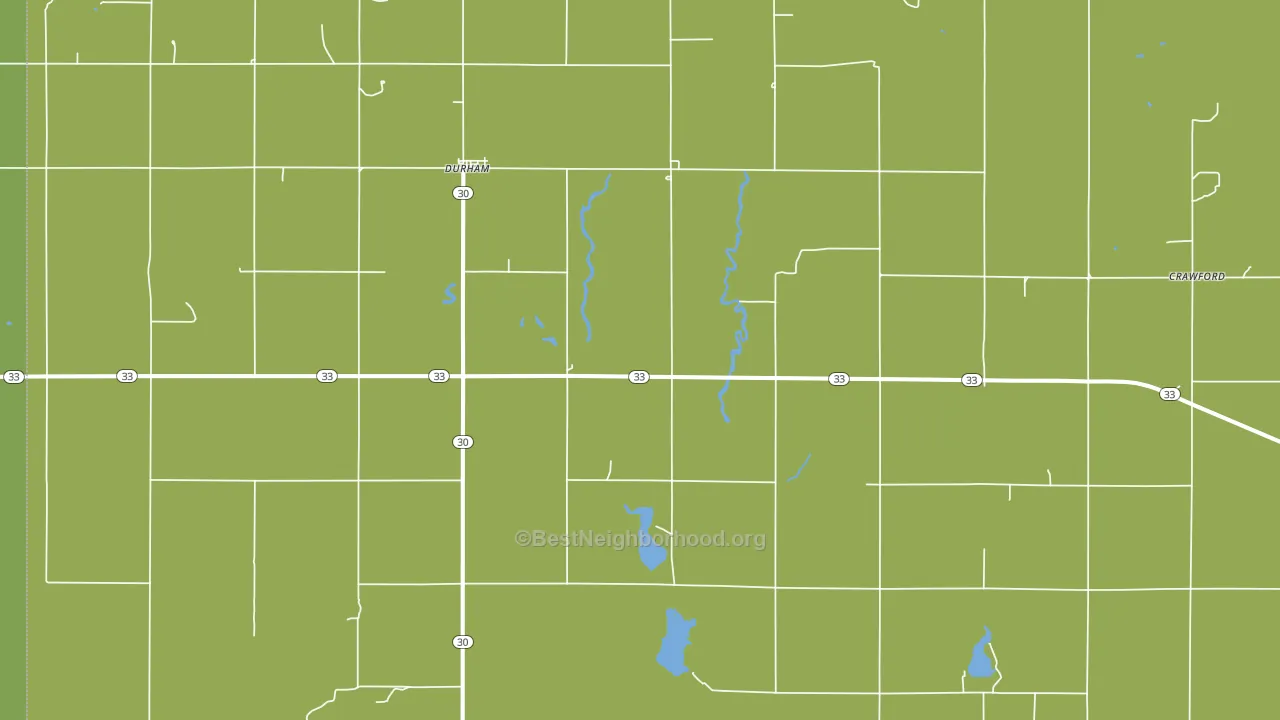 73642, OK block-group voter-turnout map