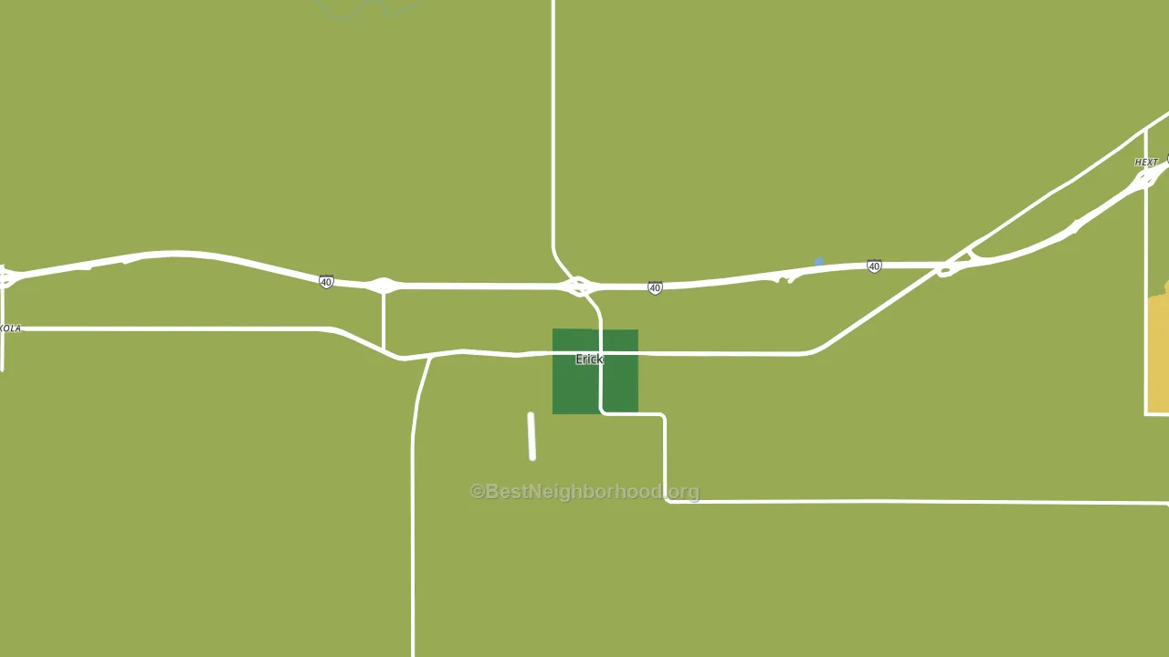 73645, OK block-group voter-turnout map