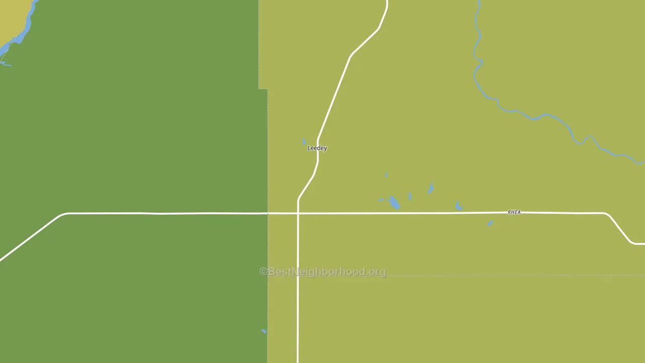 73654, OK block-group voter-turnout map