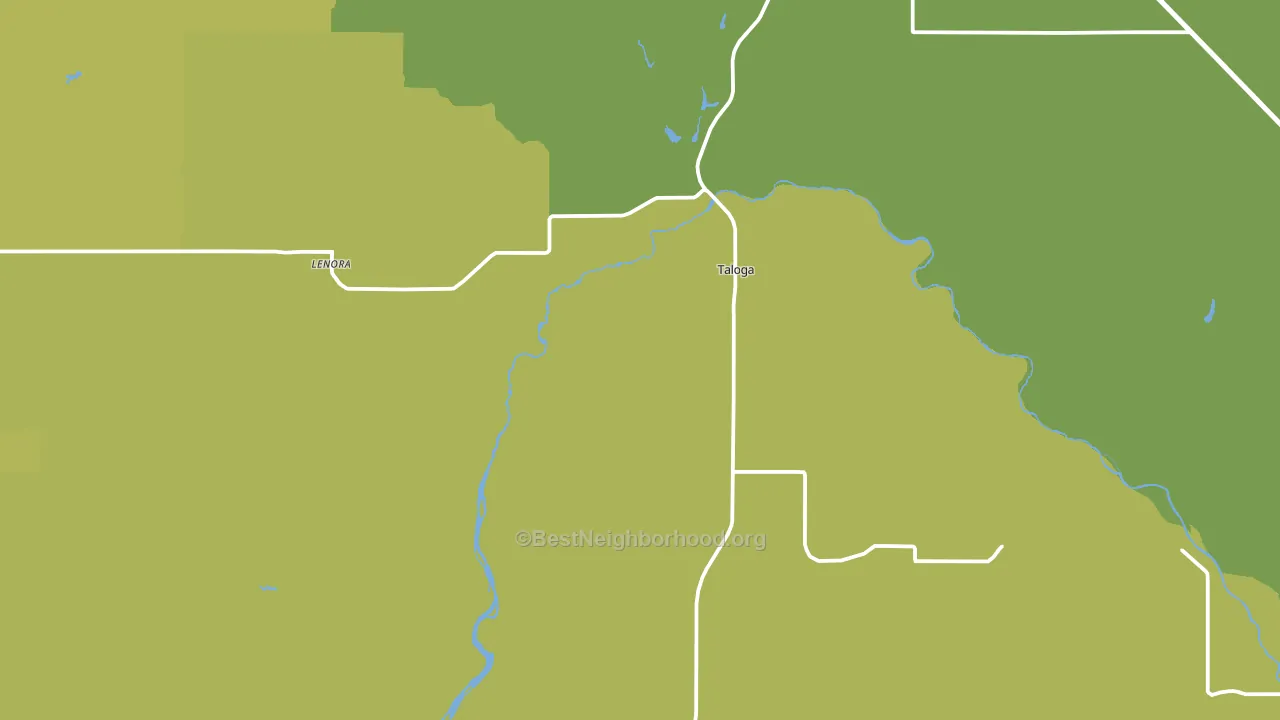 73667, OK block-group voter-turnout map