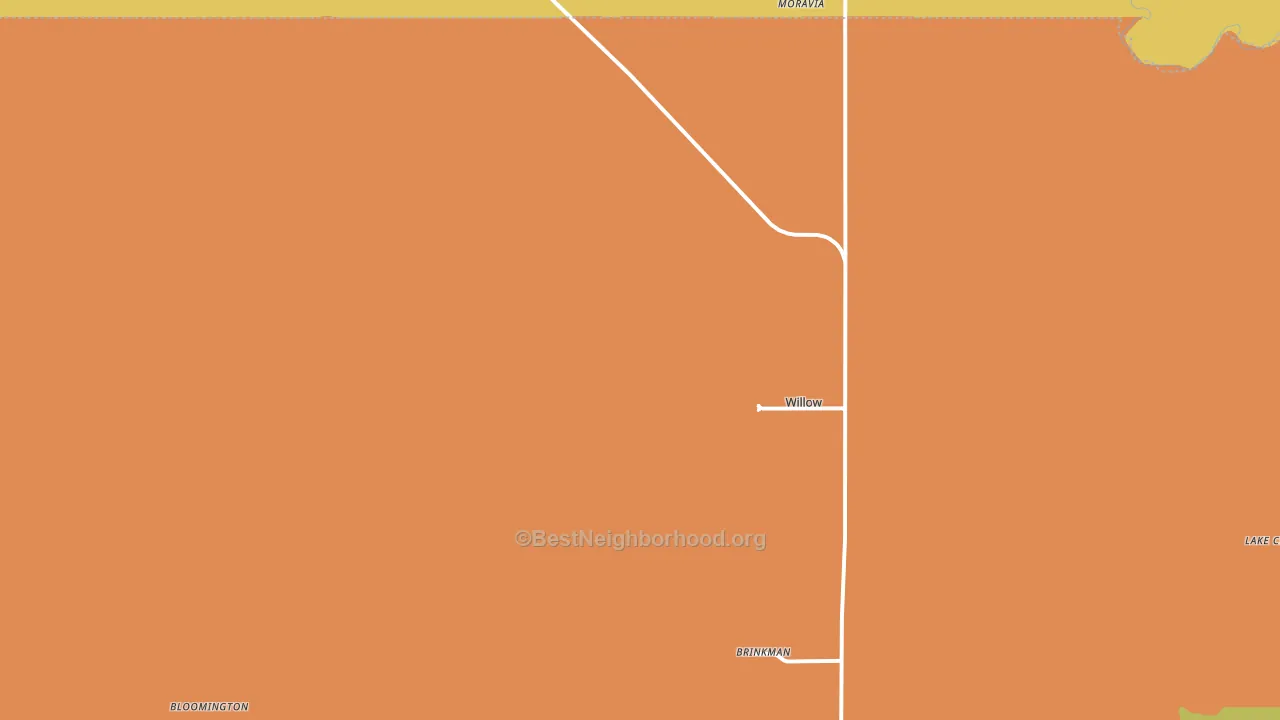 73673, OK block-group voter-turnout map