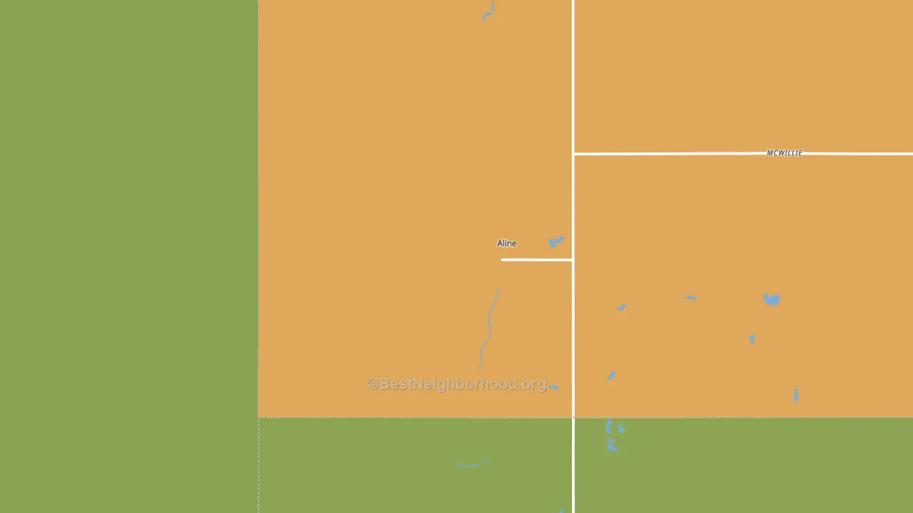 73716, OK block-group voter-turnout map