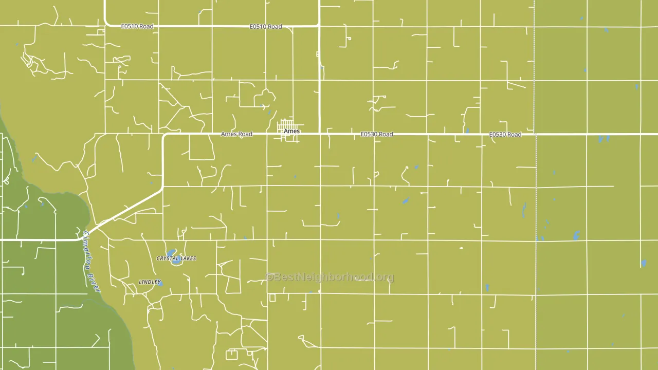 73718, OK block-group voter-turnout map