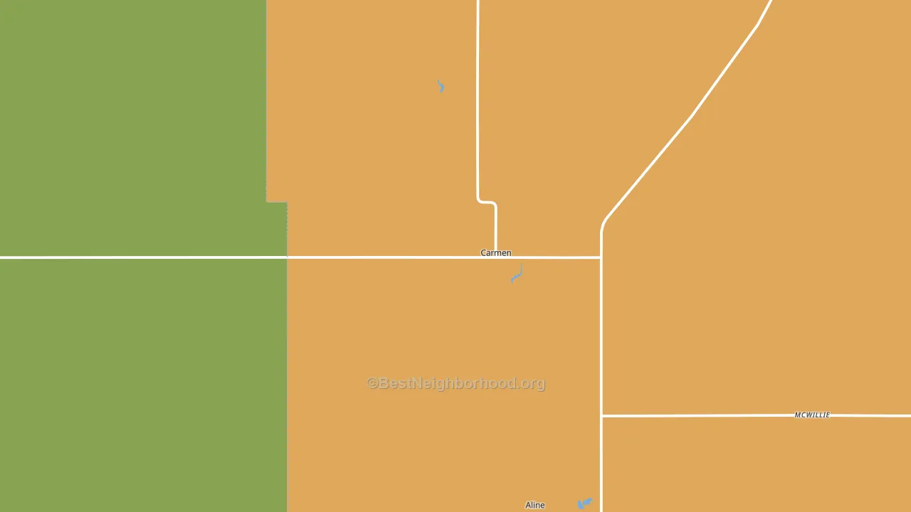 73726, OK block-group voter-turnout map