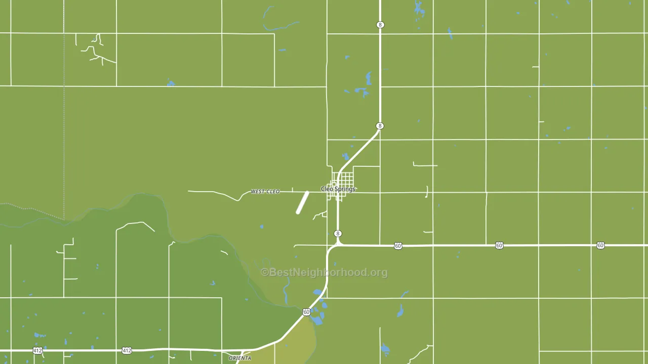 73729, OK block-group voter-turnout map