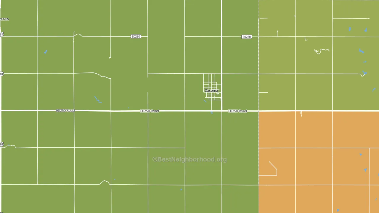 73731, OK block-group voter-turnout map
