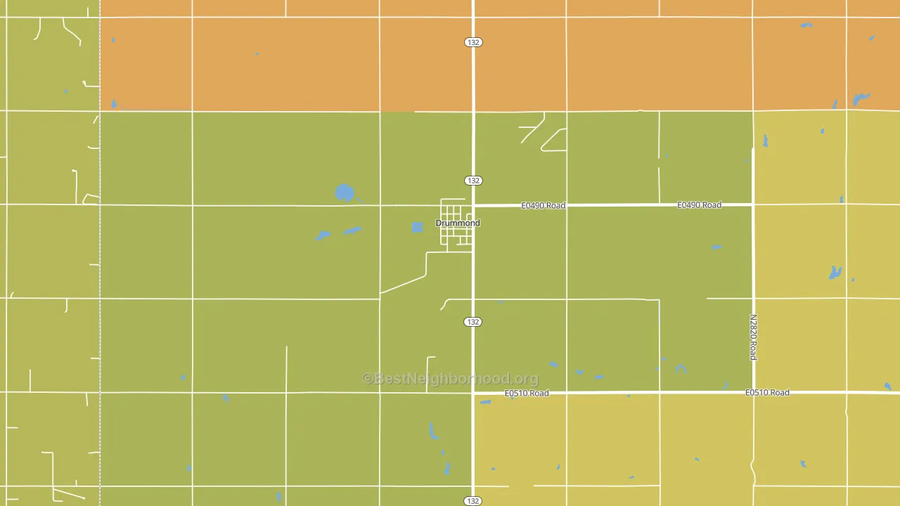 73735, OK block-group voter-turnout map