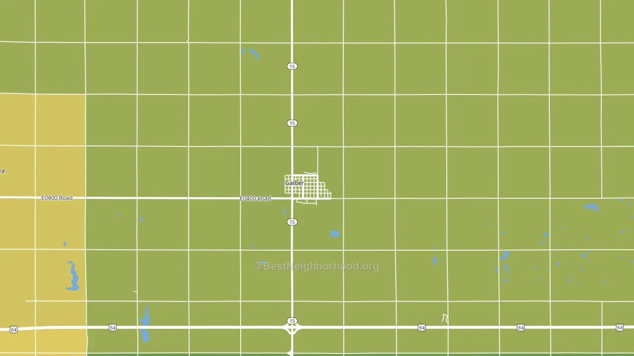 73738, OK block-group voter-turnout map