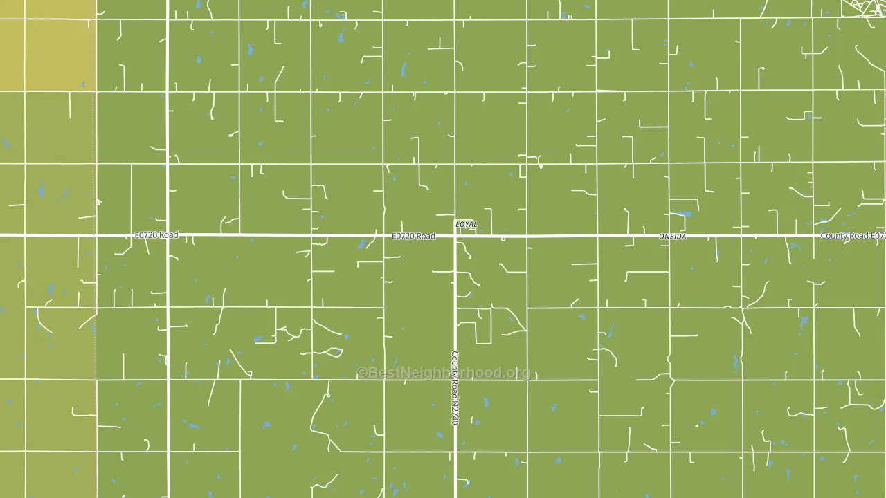 73756, OK block-group voter-turnout map