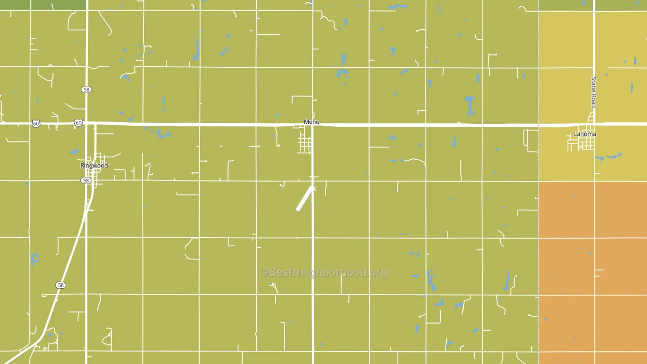 73760, OK block-group voter-turnout map