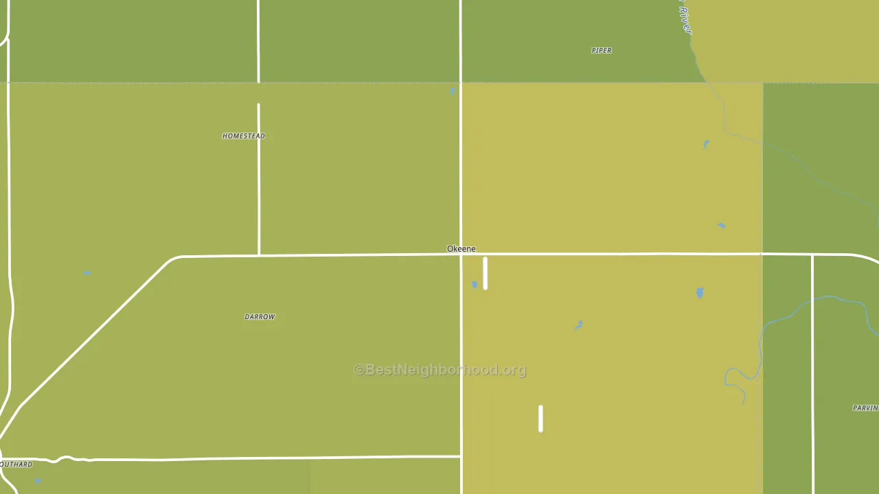 73763, OK block-group voter-turnout map