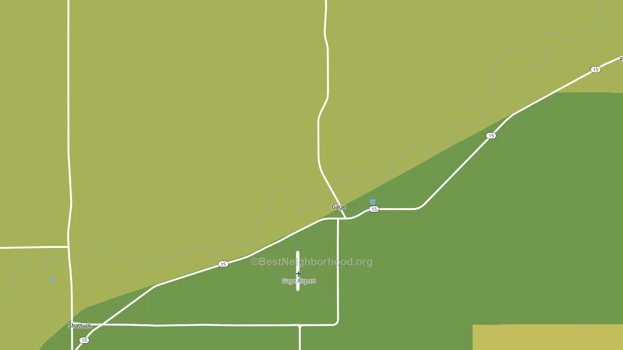 73843, OK block-group voter-turnout map