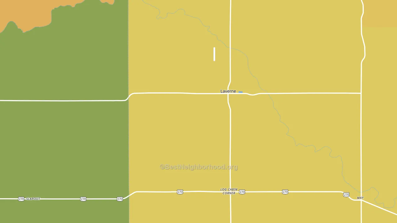 73848, OK block-group voter-turnout map