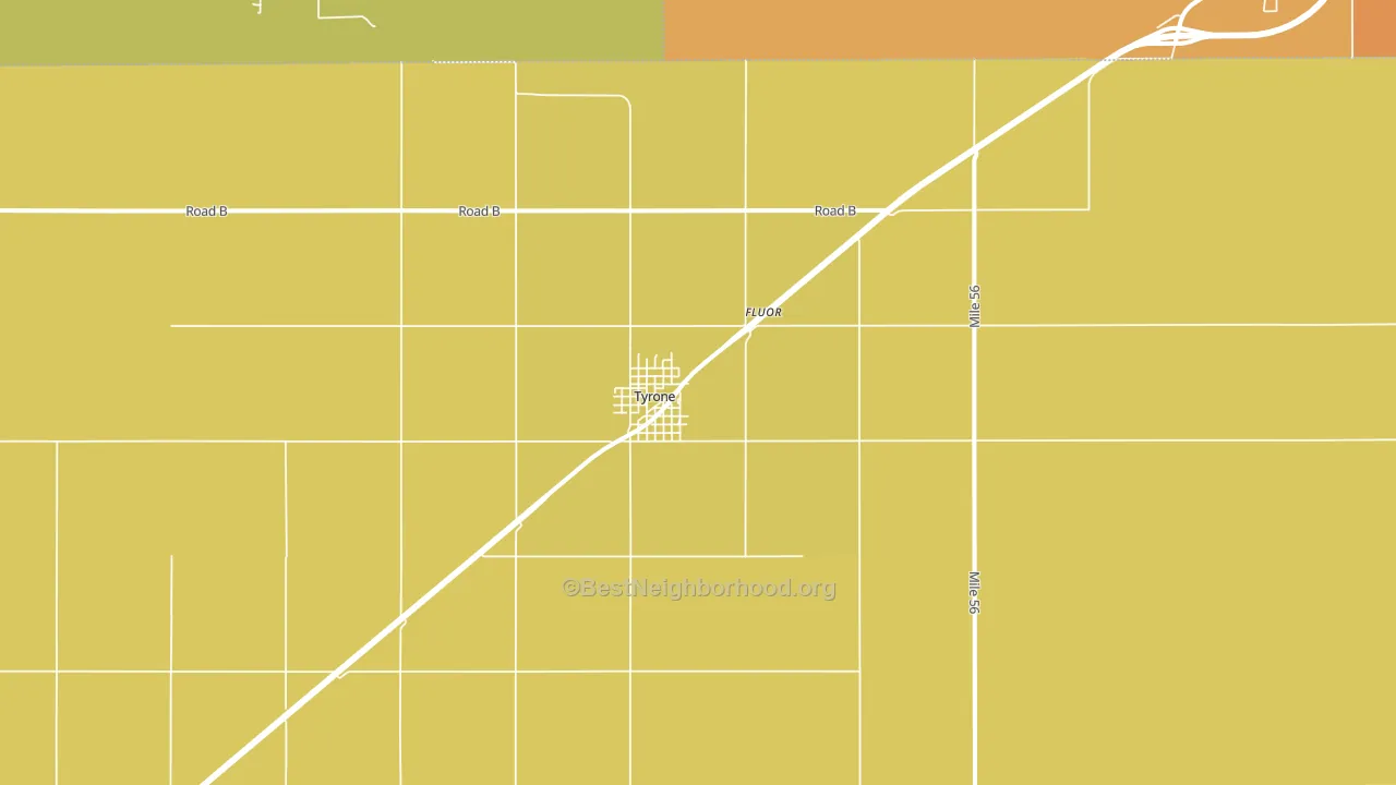 73951, OK block-group voter-turnout map