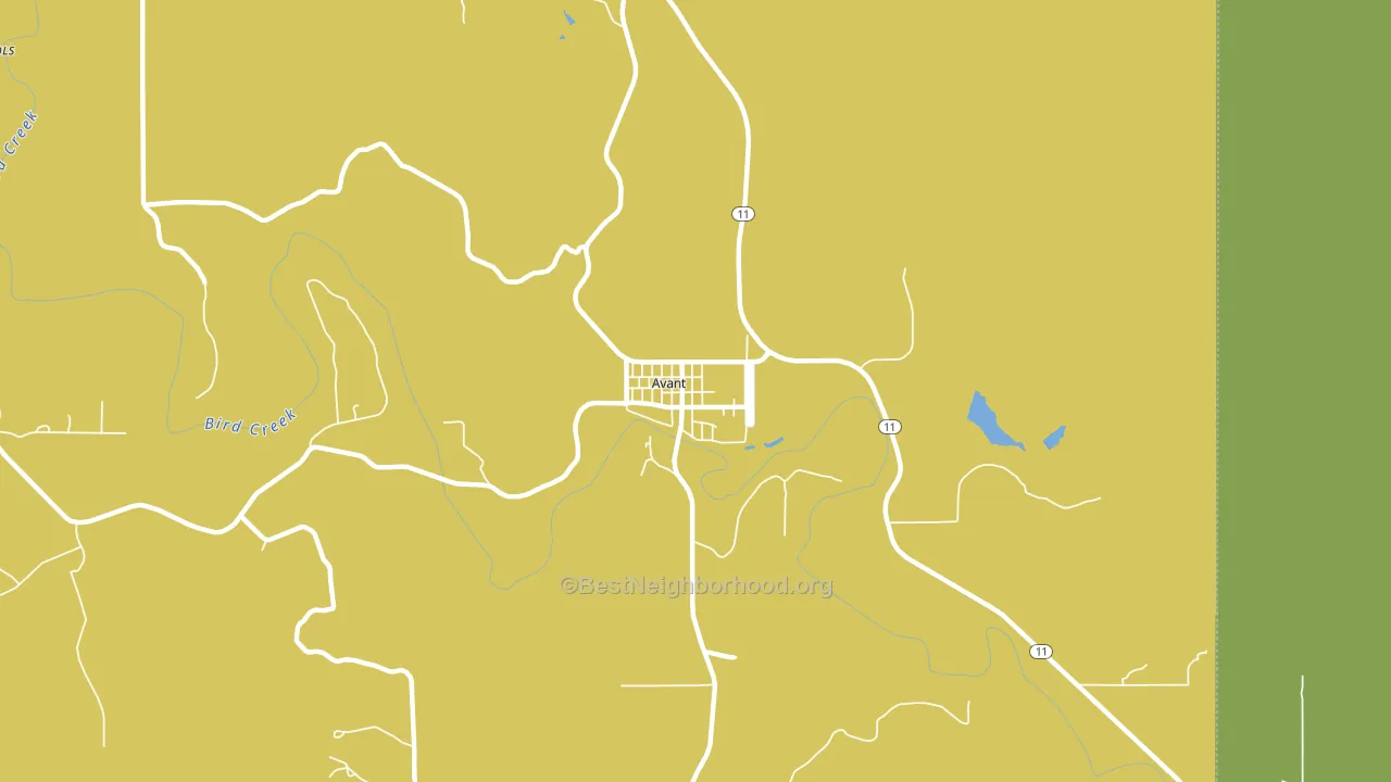 74001, OK block-group voter-turnout map