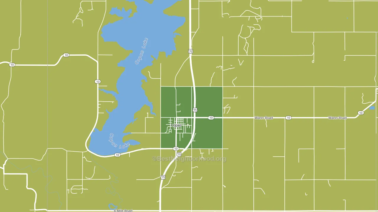74022, OK block-group voter-turnout map