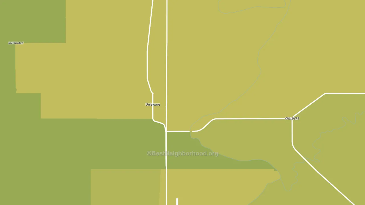 74027, OK block-group voter-turnout map