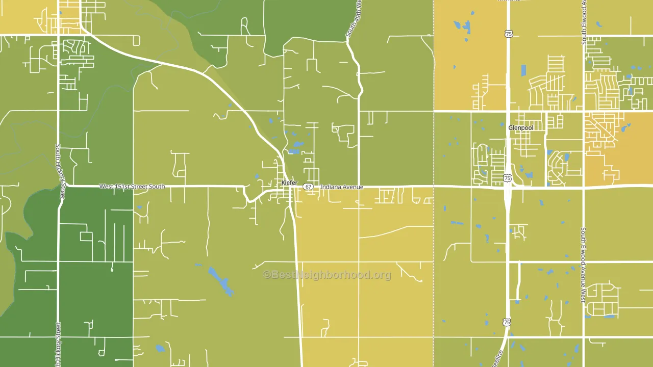 74041, OK block-group voter-turnout map