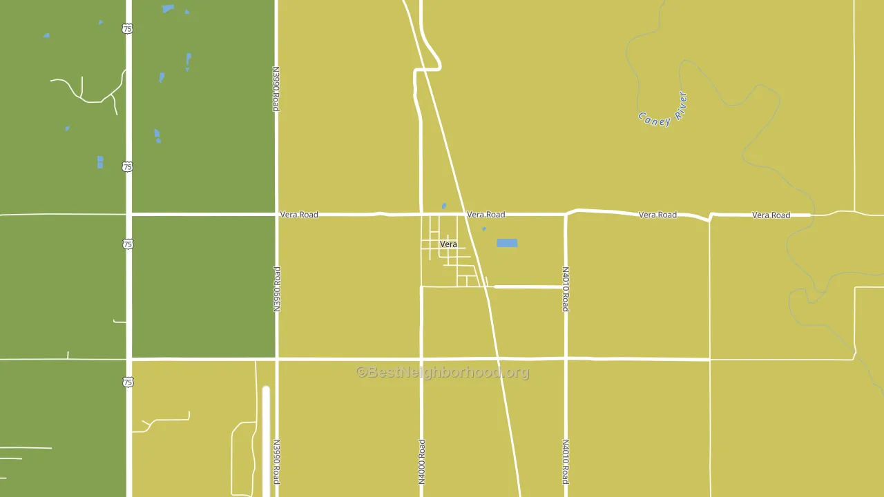 74082, OK block-group voter-turnout map