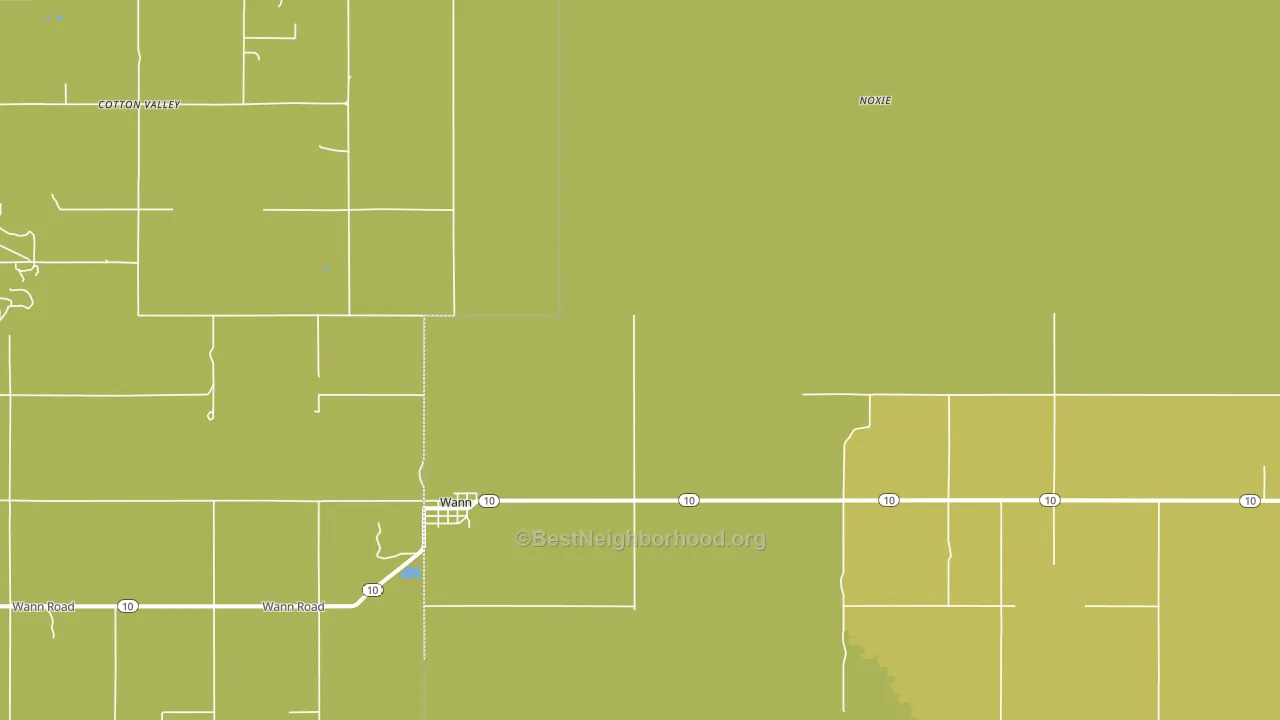 74083, OK block-group voter-turnout map