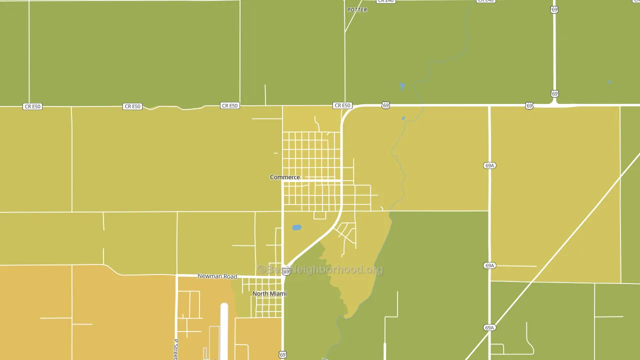 74339, OK block-group voter-turnout map