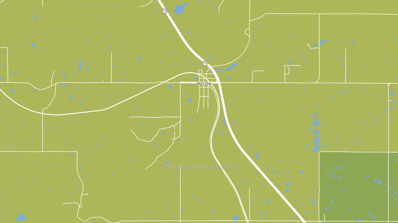74456, OK block-group voter-turnout map