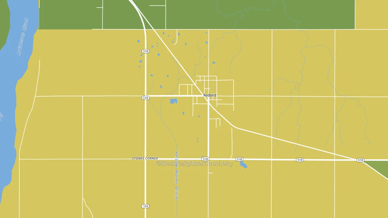 74458, OK block-group voter-turnout map