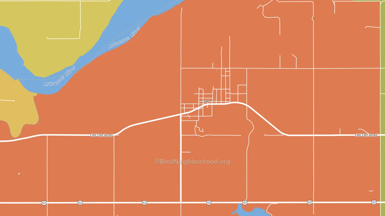 74463, OK block-group voter-turnout map