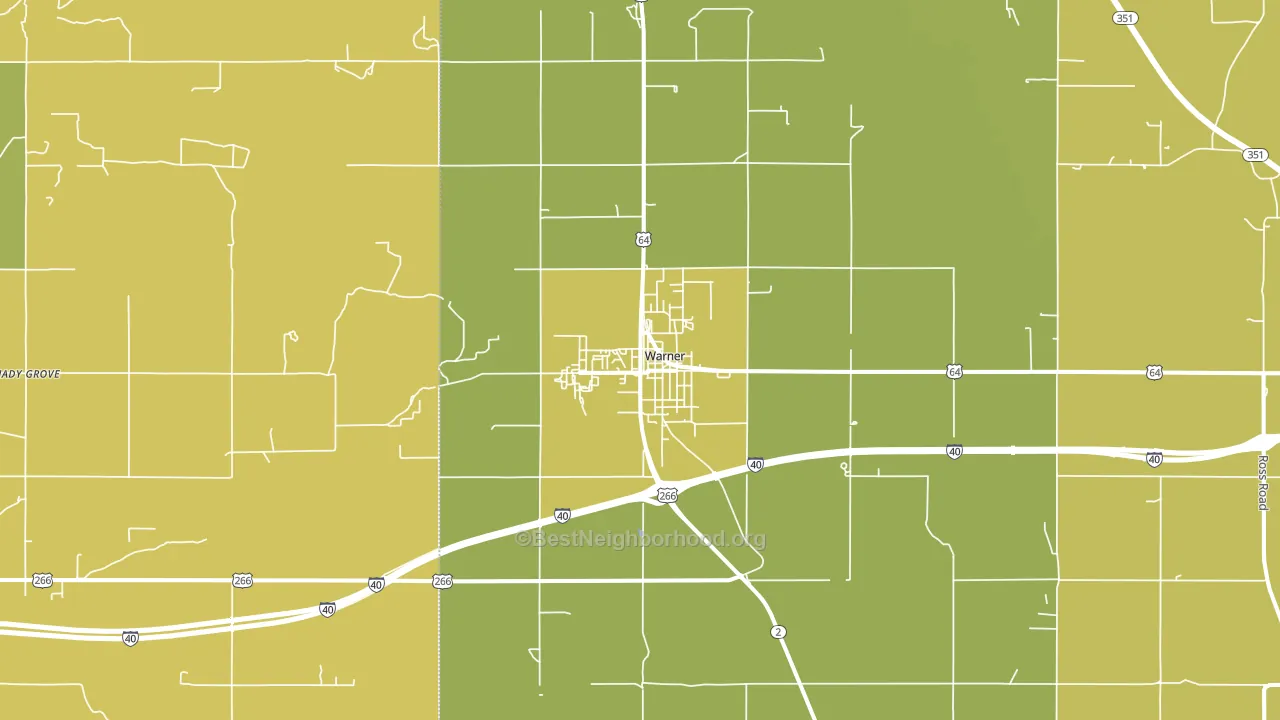 74469, OK block-group voter-turnout map