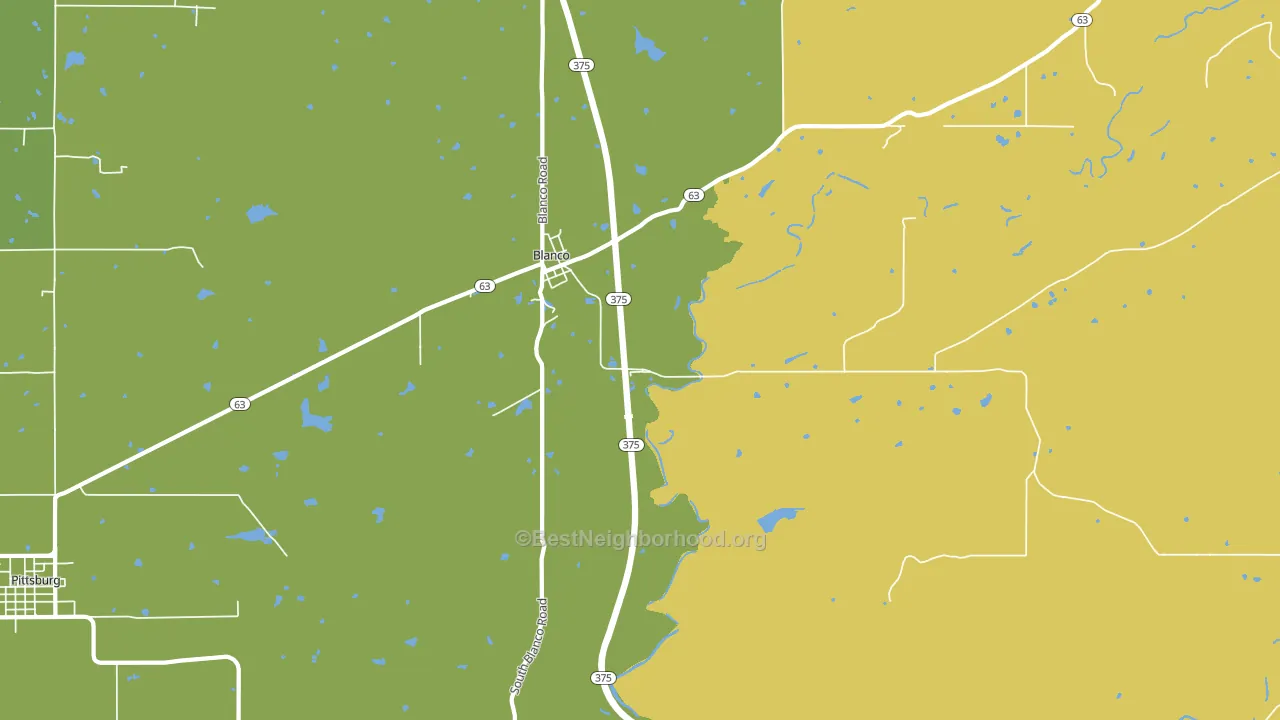 74528, OK block-group voter-turnout map