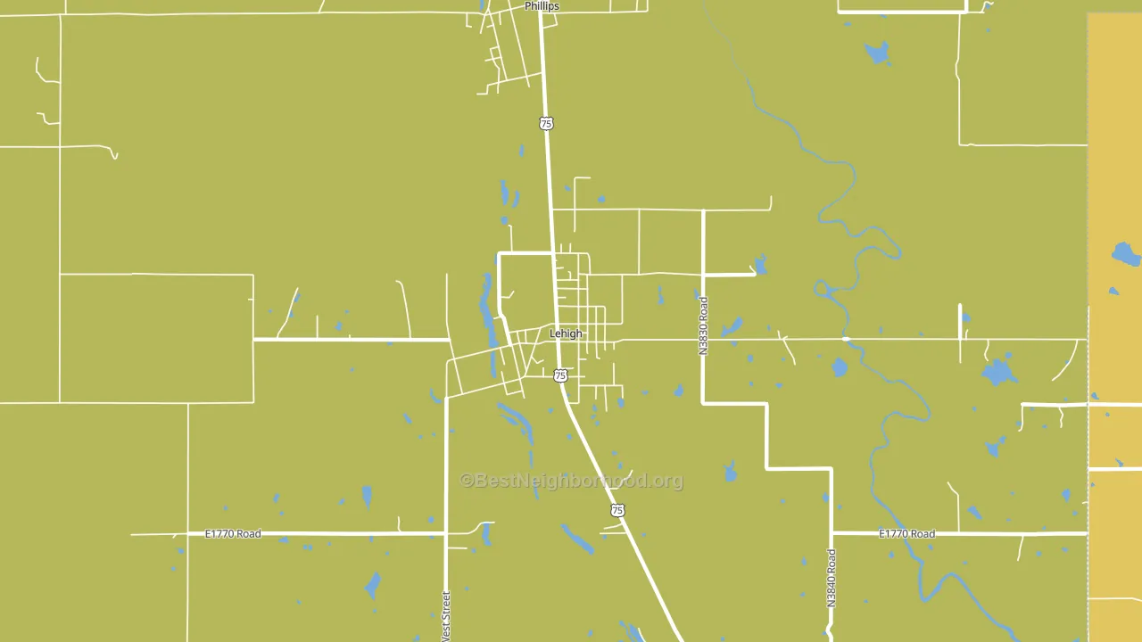 74556, OK block-group voter-turnout map