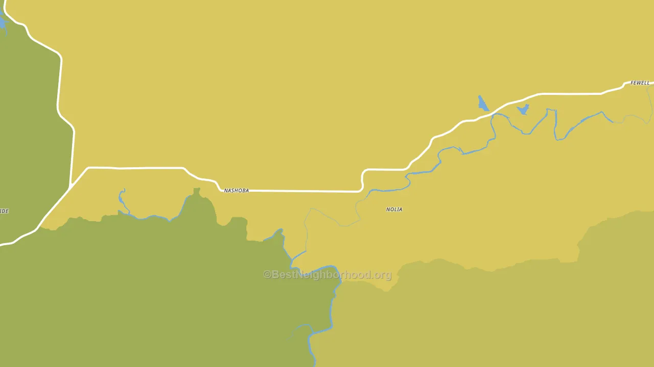 74558, OK block-group voter-turnout map