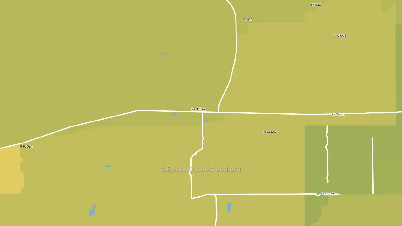 74563, OK block-group voter-turnout map