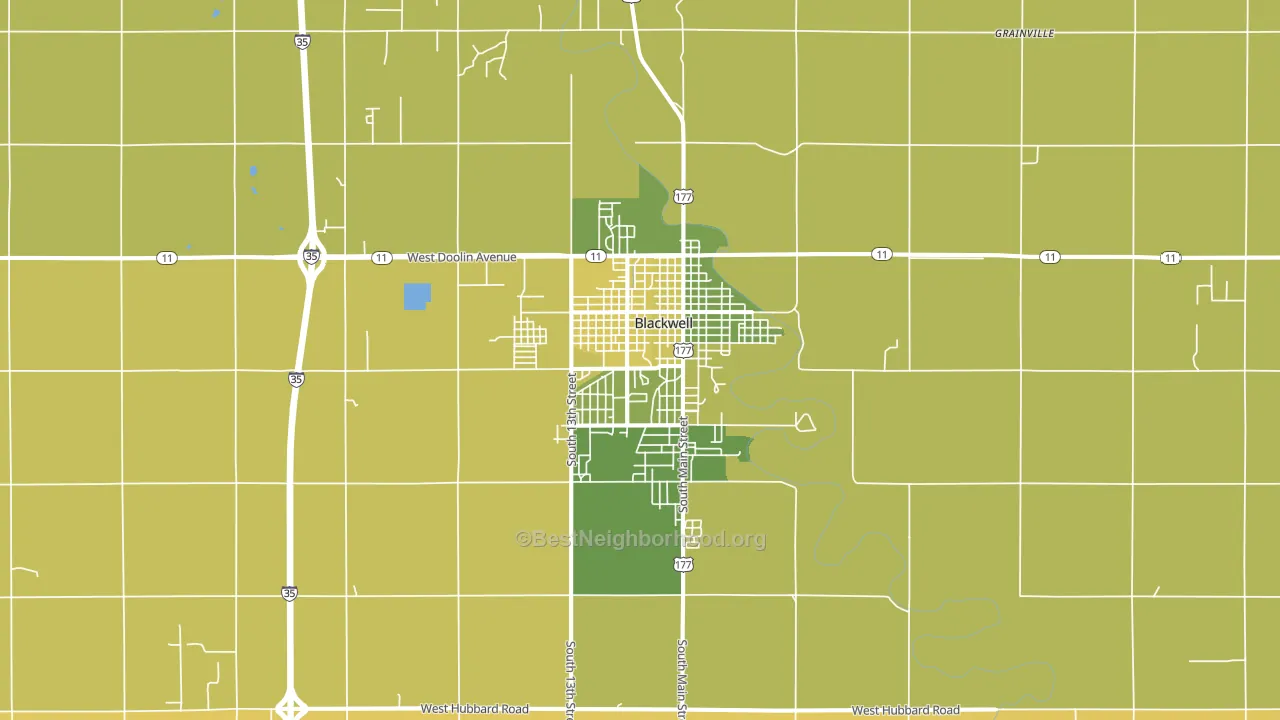 74631, OK block-group voter-turnout map