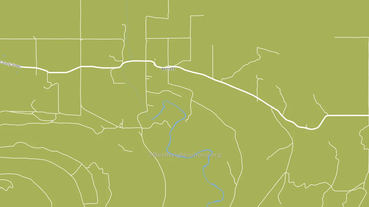 74722, OK block-group voter-turnout map