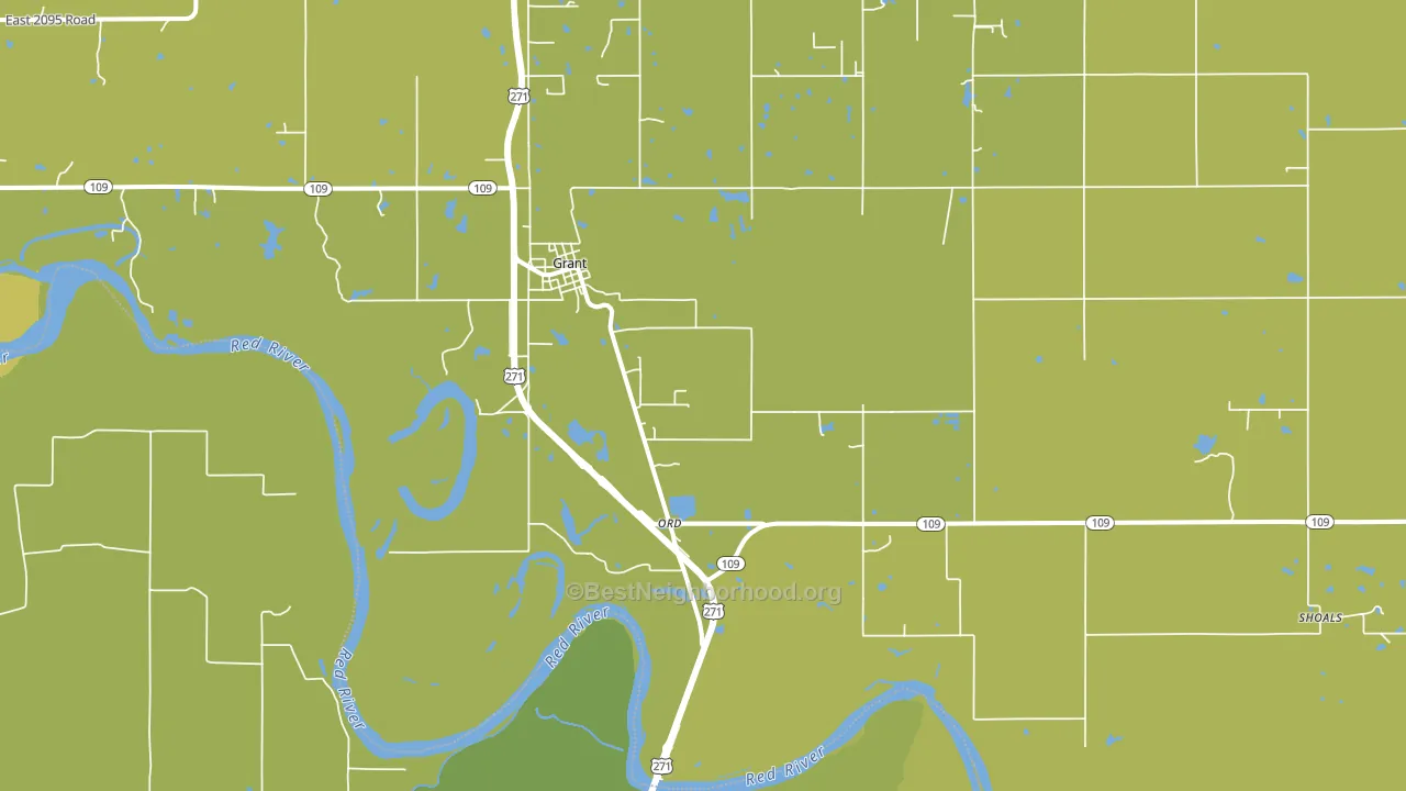 74738, OK block-group voter-turnout map
