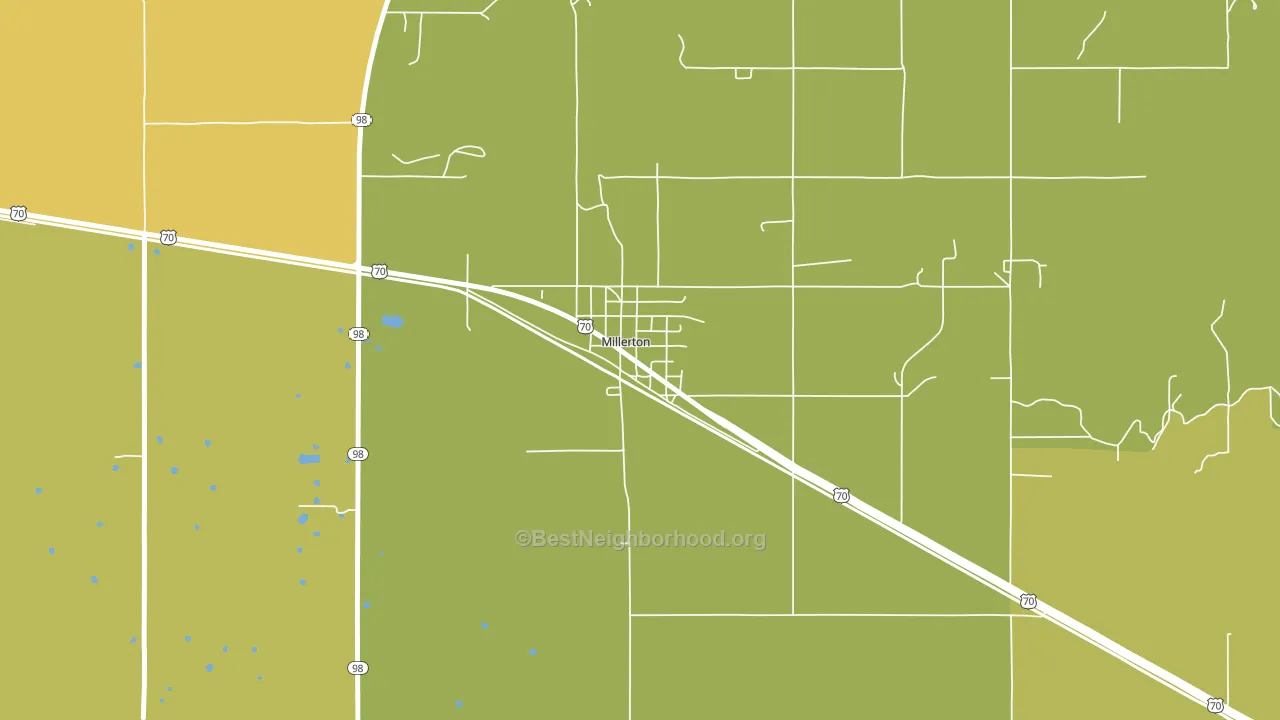 74750, OK block-group voter-turnout map