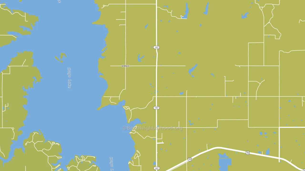 74756, OK block-group voter-turnout map