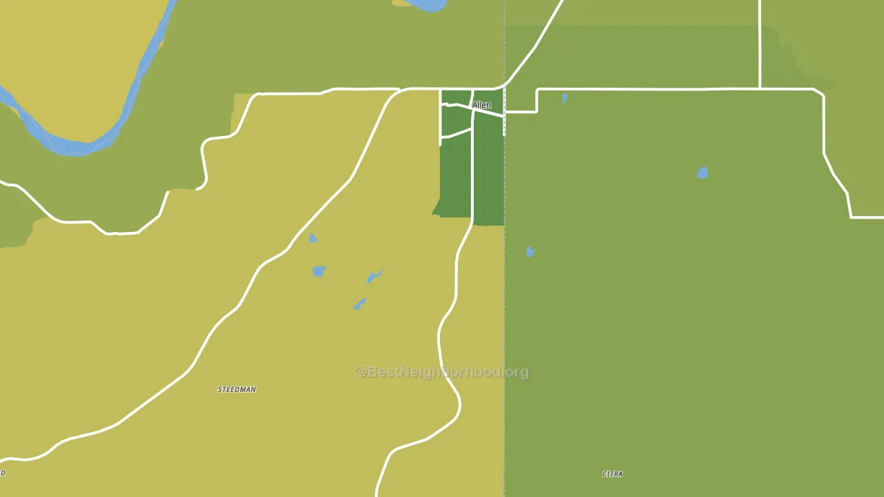 74825, OK block-group voter-turnout map