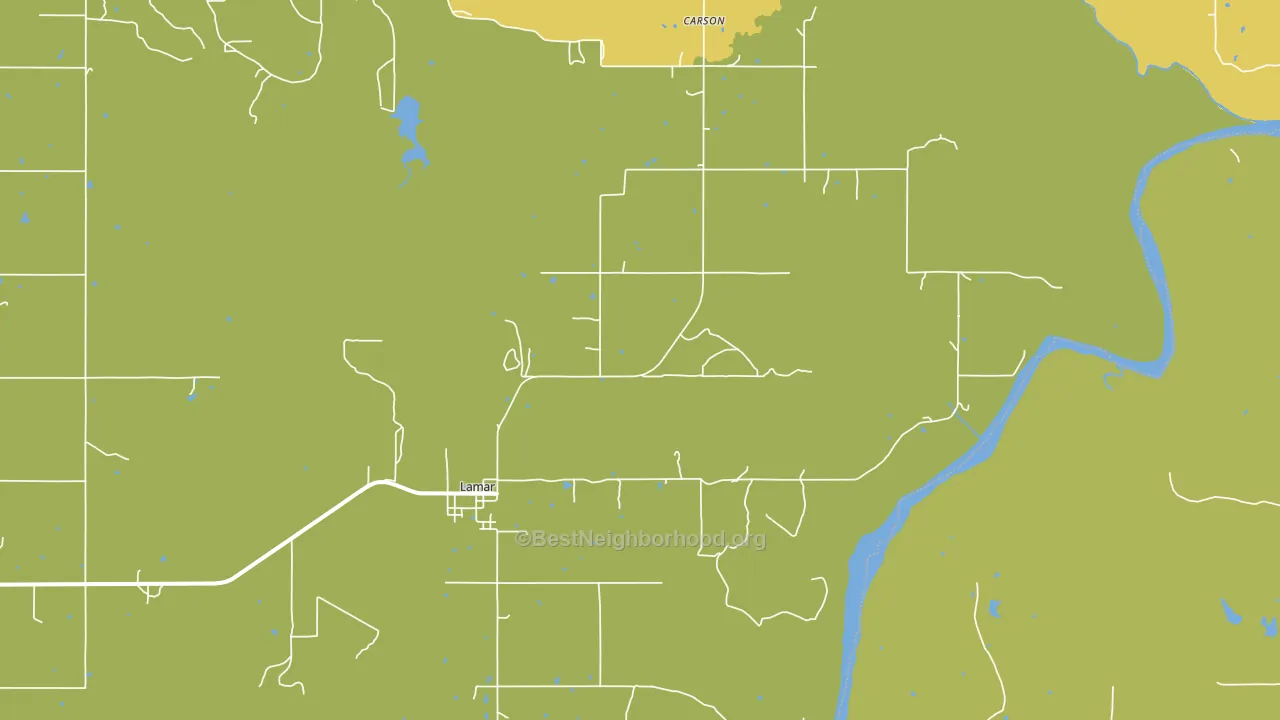 74850, OK block-group voter-turnout map