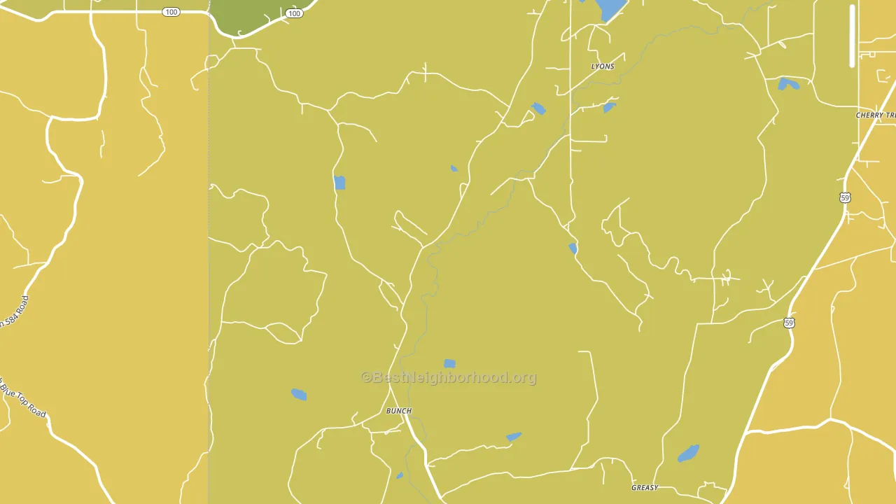74931, OK block-group voter-turnout map