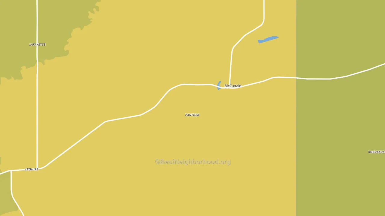 74944, OK block-group voter-turnout map