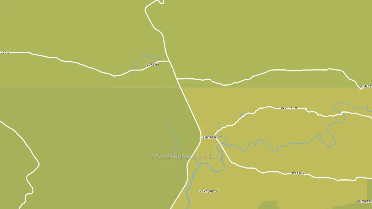 74957, OK block-group voter-turnout map
