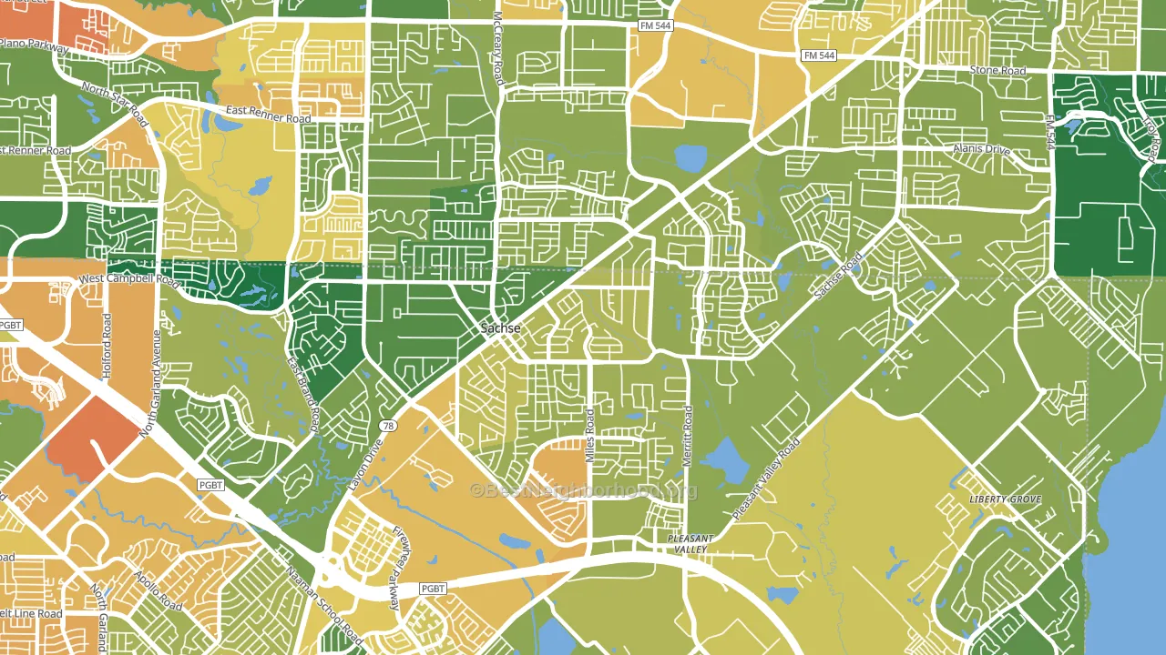 75048, TX block-group voter-turnout map