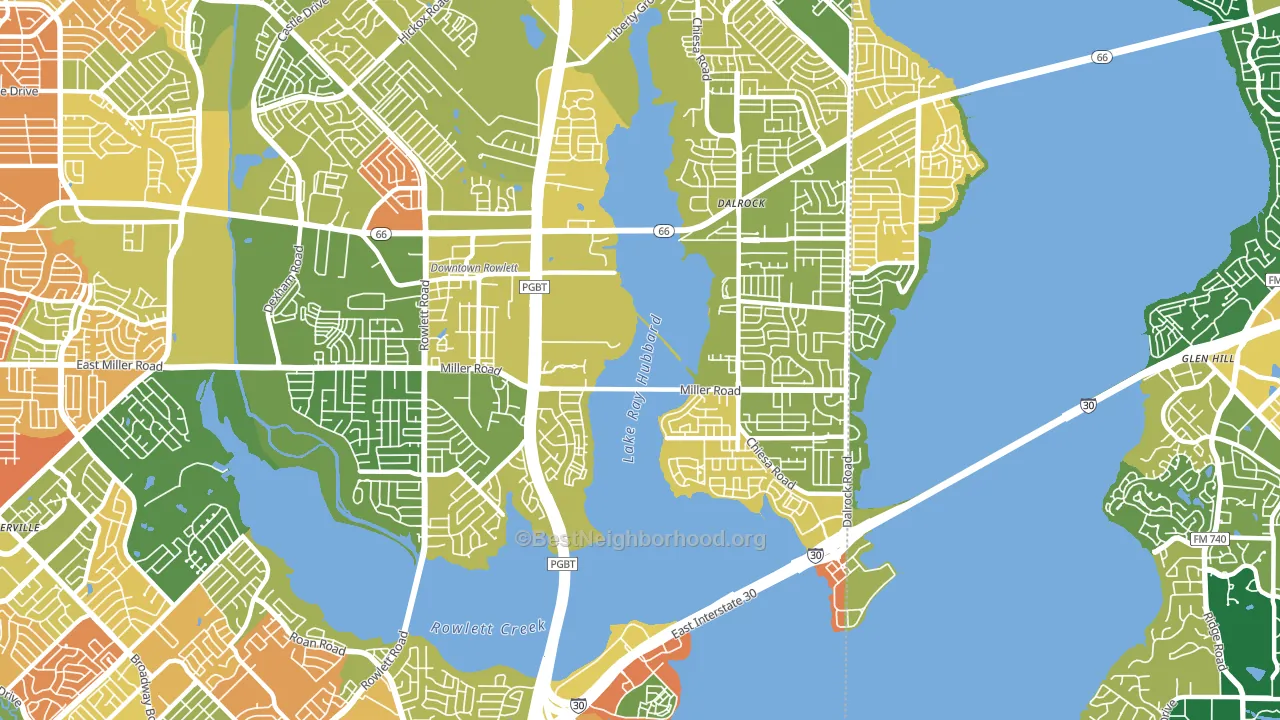 75088, TX block-group voter-turnout map