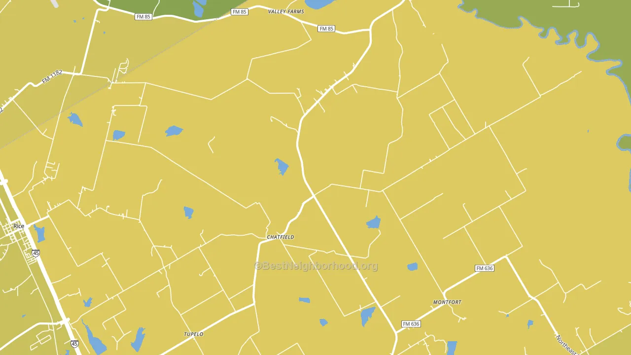 75105, TX block-group voter-turnout map