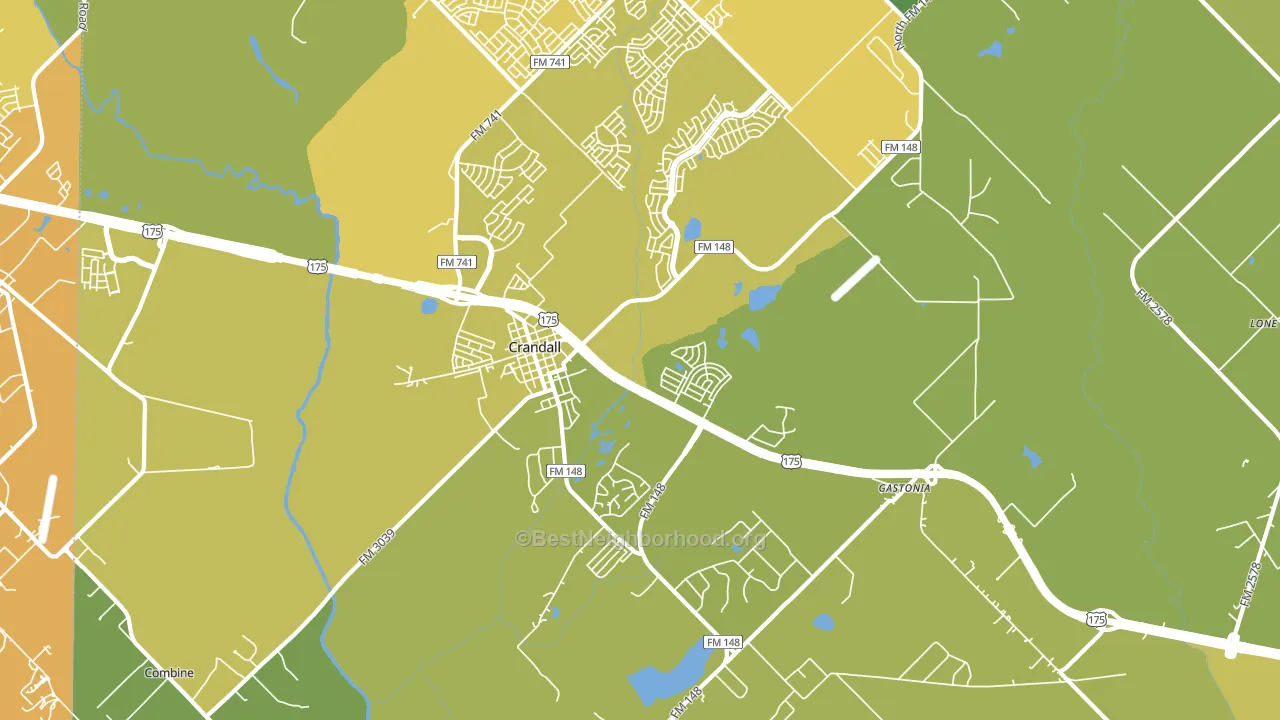 75114, TX block-group voter-turnout map