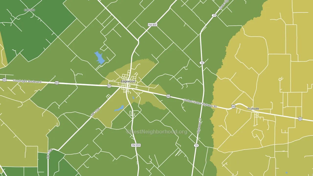 75117, TX block-group voter-turnout map