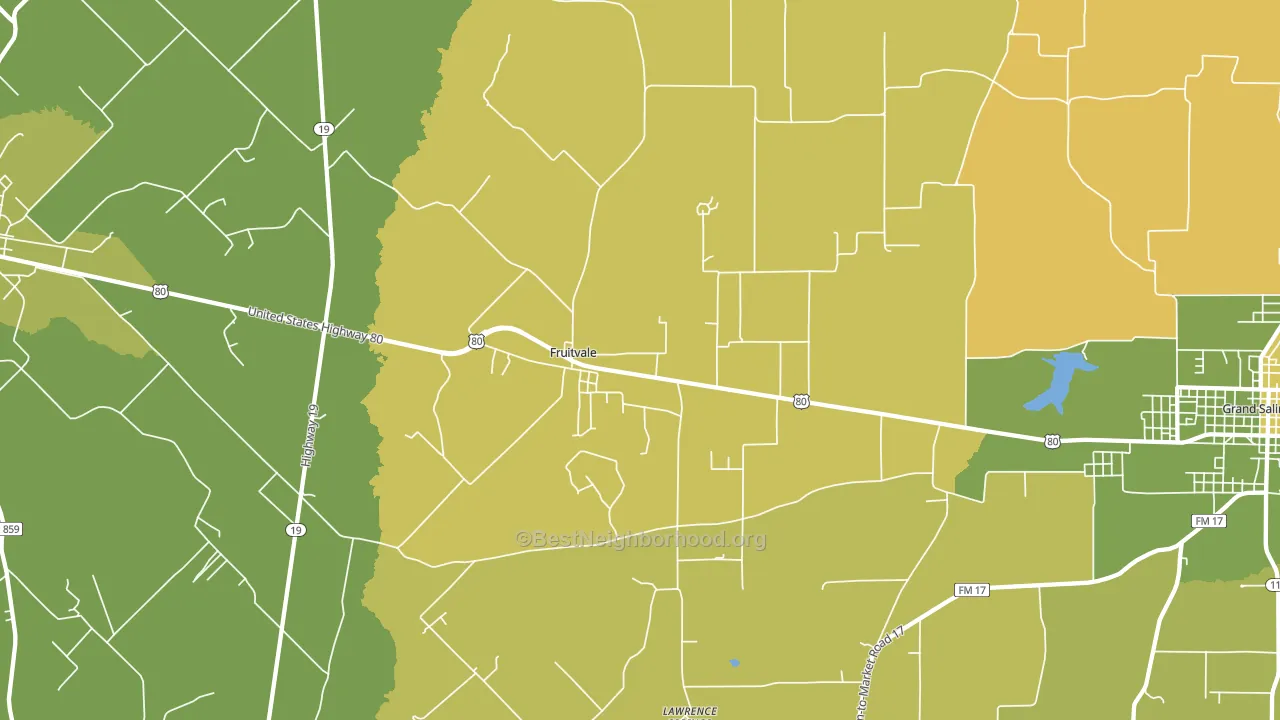 75127, TX block-group voter-turnout map