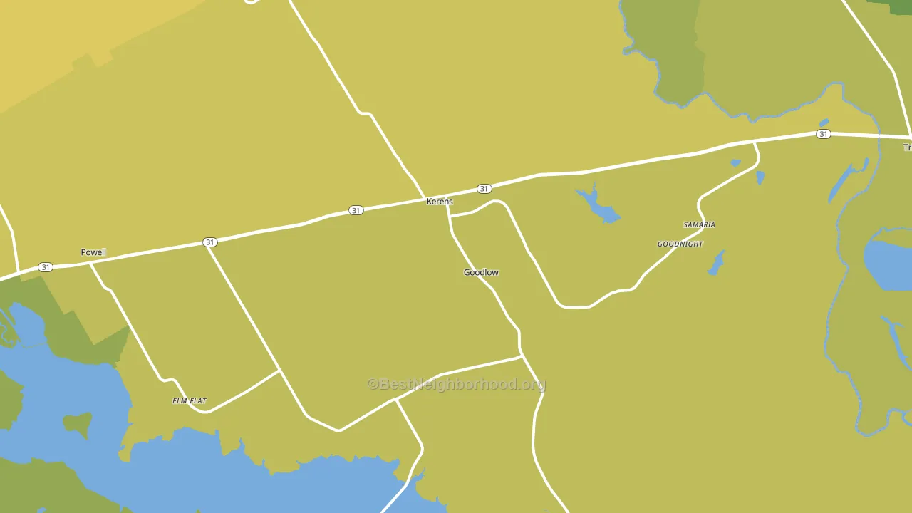 75144, TX block-group voter-turnout map